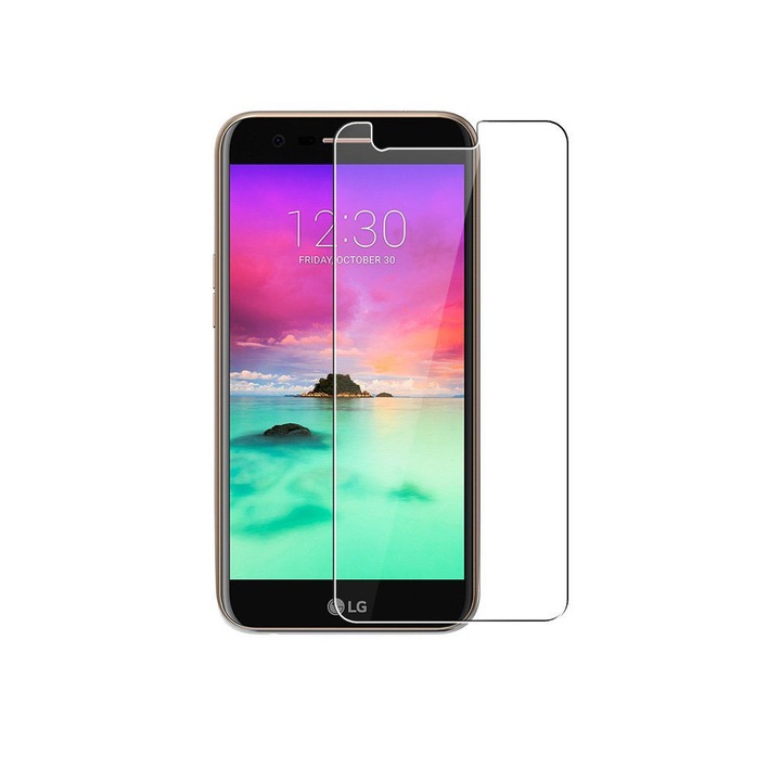 Скрийн протектор LG K10 (2017) от закалено стъкло, преден, 0.2мм