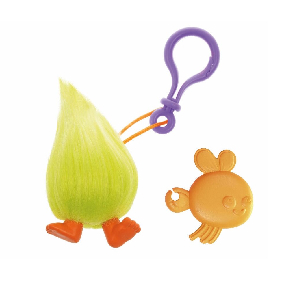 Figurina Trolls Keychain - Fuzzbert, 10 cm