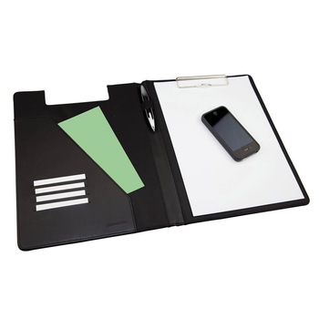 Clipboard dublu A4, MONOLITH 2801, imitatie piele, negru Clipboard dublu A4, MONOLITH 2801, imitatie piele, negru
