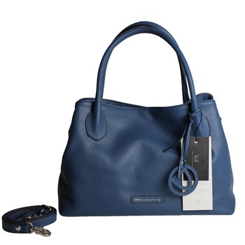 Geanta dama piele naturala, Dellaconte, Albastra Adria Geanta dama piele naturala, Dellaconte, Albastra Adria