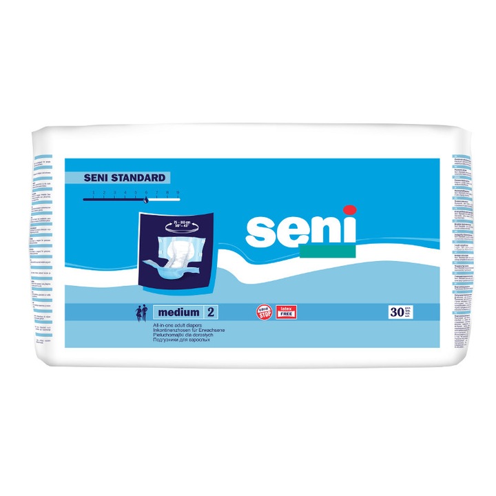 Felnőtt pelenkák SENI sz. 2 közepes - M 30db / készlet