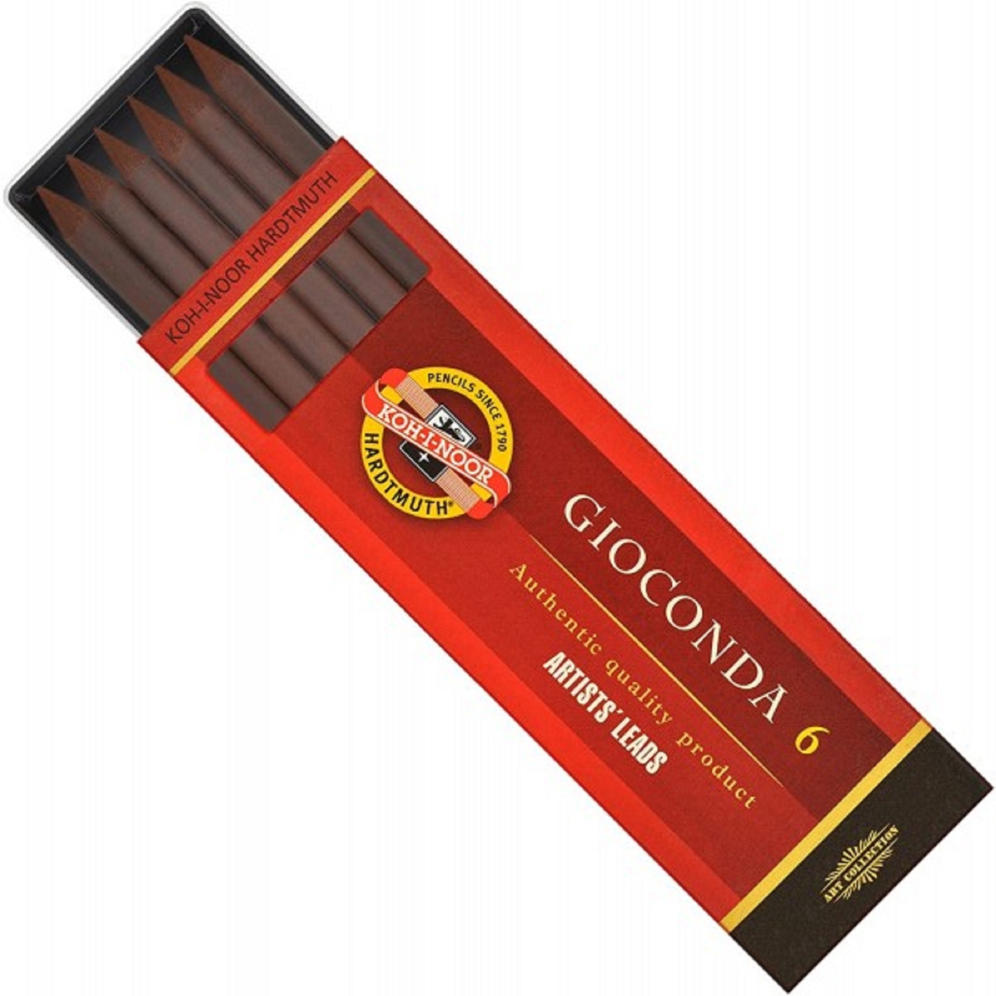 Set creta Gioconda pentru artist 5.6mm sepia maron inchis K4378
