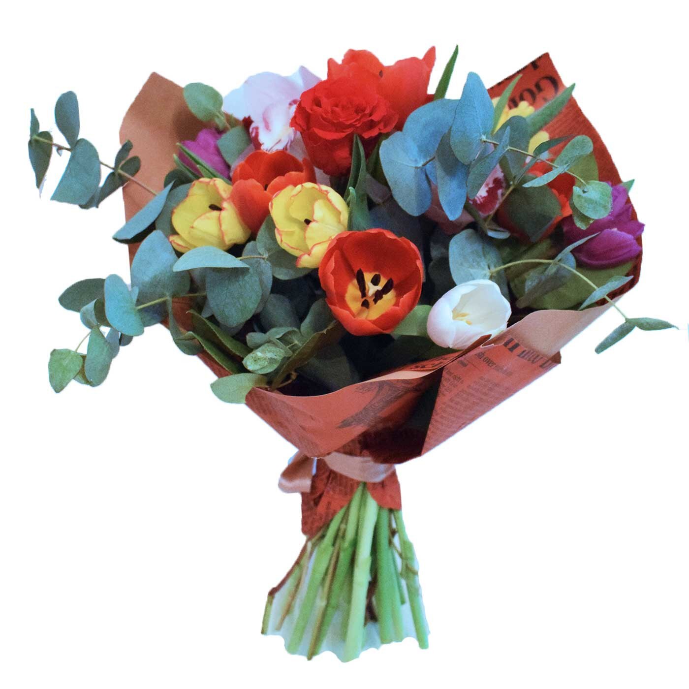 Buchet de primavara cu lalele