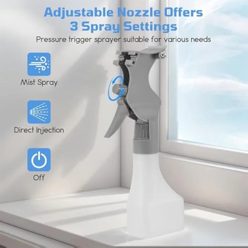 Aspirator pentru geamuri K0579-CJ-260818-0010 reincarcabil, rezervor 500 ml, baterie 2000 mAh 30 min autonomie, 5000 Pa, gura aspirare 280 mm, cu pulverizator, alb/negru