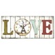 Ceas de perete Platinet PZL, LOVE, 40 x 17 cm Multicolor