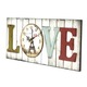 Ceas de perete Platinet PZL, LOVE, 40 x 17 cm Multicolor