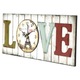 Ceas de perete Platinet PZL, LOVE, 40 x 17 cm Multicolor