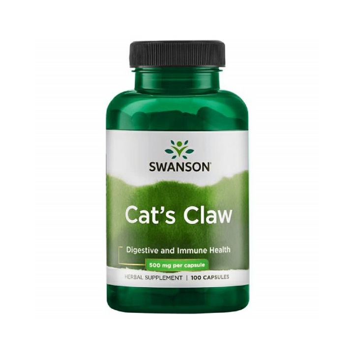 Котешки нокът на Swanson 500 mg - 100 капсули