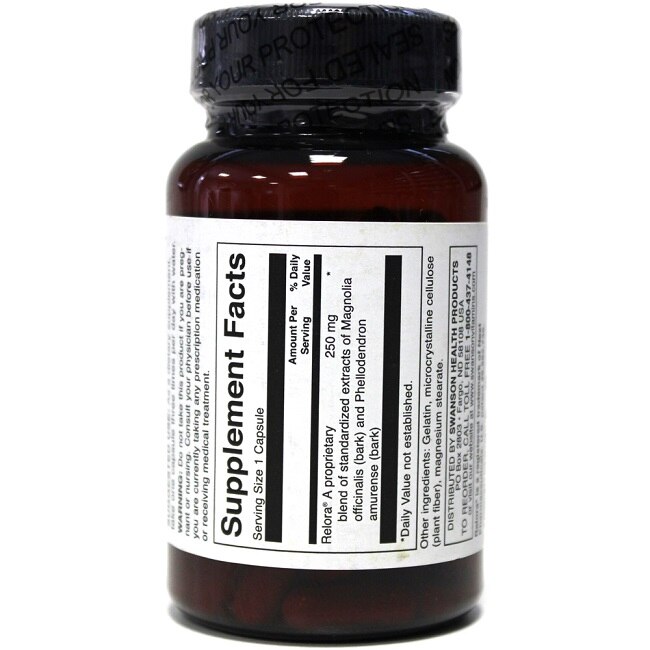 Хранителна добавка Swanson Health Products Релора, 90 Капсули, 250 мг ...