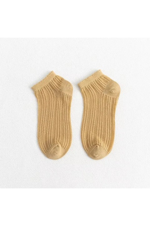 Női zokni, SS242, Sárga, univerzális méret (35-39)