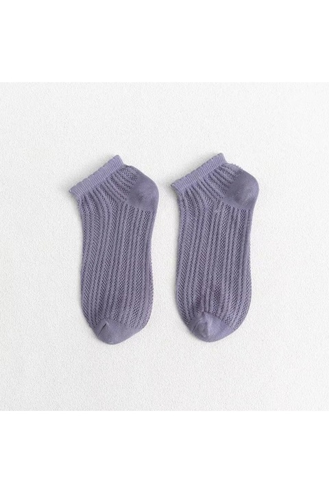 Női zokni, SS239, Lila, univerzális méret (35-39)