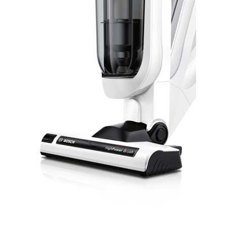 Aspirator vertical fara sac Bosch BBH52550, 0.9 l, 25.2 V, Acumulator Li-Ion, Tehnologie Sensor Control, Negru/Argintiu