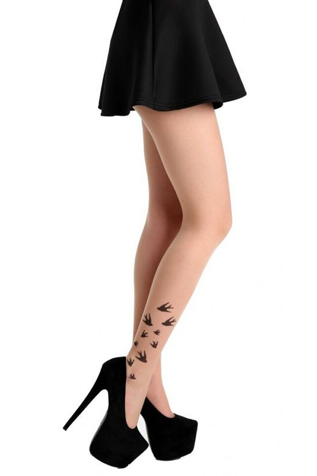 Dres de dama Pamela Mann Bird Tattoo, Multicolor, 3-M