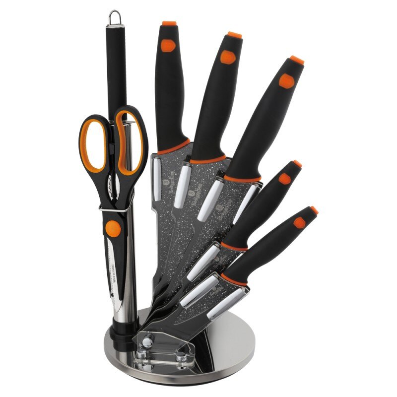 Set cutite Berlinger Haus, 8 piese, BlackOrange