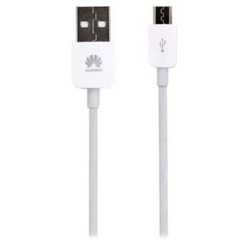 Cablu date HUAWEI, USB la MicroUSB, 1m, Alb Cablu date HUAWEI, USB la MicroUSB, 1m, Alb