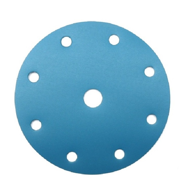 Комплект 50 абразивни диска DEERFOS SA331 150 мм 9 отвора зърненост 600, таралеж (с лента, велкро)