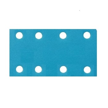 Set 50 buc fasii abrazive DEERFOS SA331 80x130 mm 8 gauri granulatie 120, prindere arici (cu scai, velcro) Set 50 buc fasii abrazive DEERFOS SA331 80x130 mm 8 gauri granulatie 120, prindere arici (cu scai, velcro)