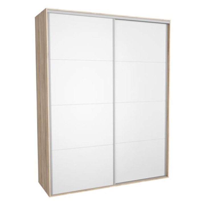 Dressing Kadir 220 8A Front Alb, Genarom, 220 x 242 x 67 cm