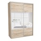 Dressing Kadir 220 8B Front Stejar Sonoma/Oglinda, Genarom, 220 x 242 x 67 cm