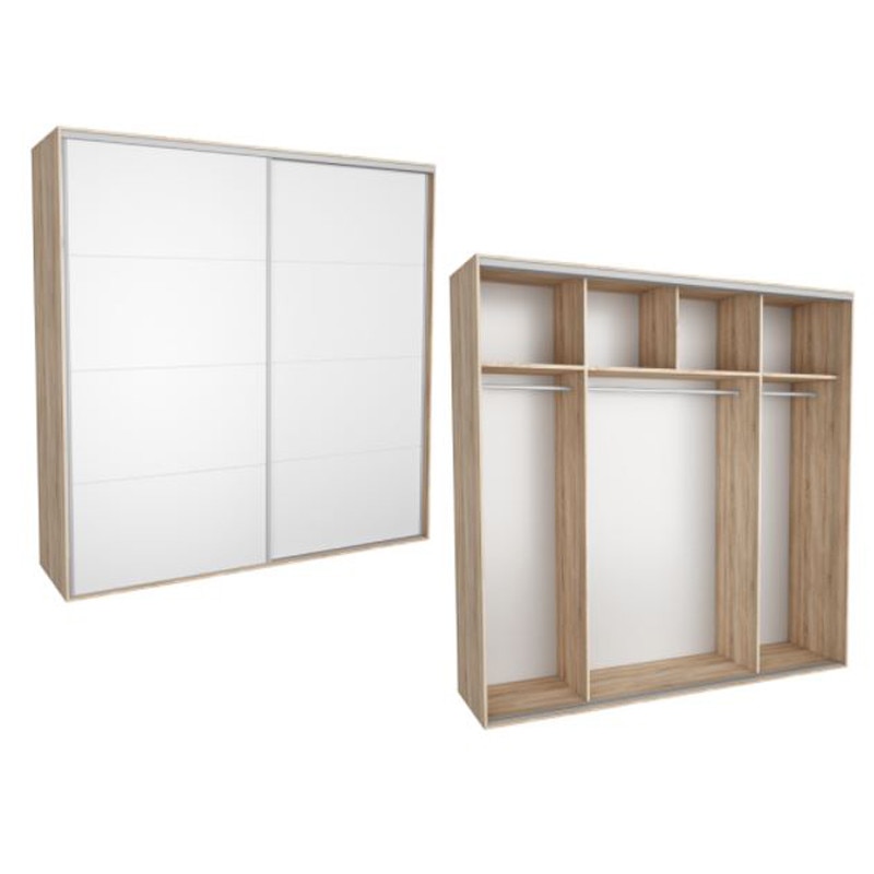 Dressing Kadir 240 1A Front Alb, Genarom, 240 x 242 x 67 cm