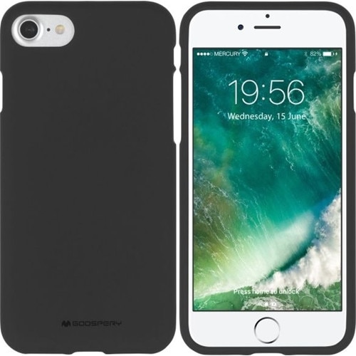 Husa de protectie spate, silicon moale, negru, pentru iPhone 6/6S