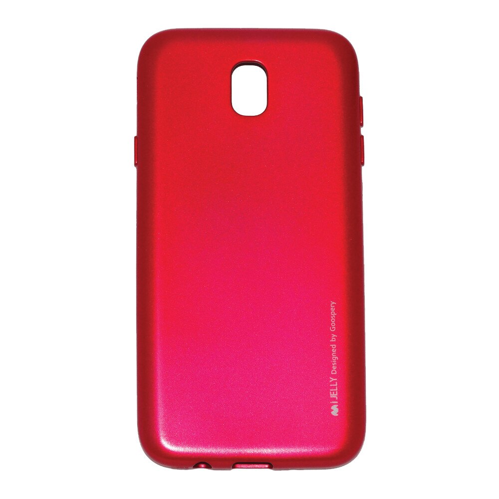 Husa de protectie silicon, spate, pentru Samsung Galaxy J7 2017, Roz intens