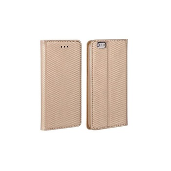 Husa de protectie flip, auriu, pentru iPhone 6, inchidere magnetica Husa de protectie flip, auriu, pentru iPhone 6, inchidere magnetica