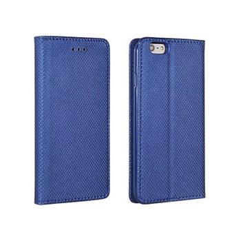 Husa de protectie flip, pentru iPhone 7/8, inchidere magnetica, albastru Husa de protectie flip, pentru iPhone 7/8, inchidere magnetica, albastru