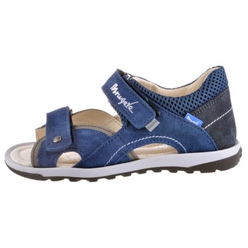 Sandale ortopedice din piele naturala pentru baieti MRUGALA D 1201-67, Bleumarin Sandale ortopedice din piele naturala pentru baieti MRUGALA D 1201-67, Bleumarin
