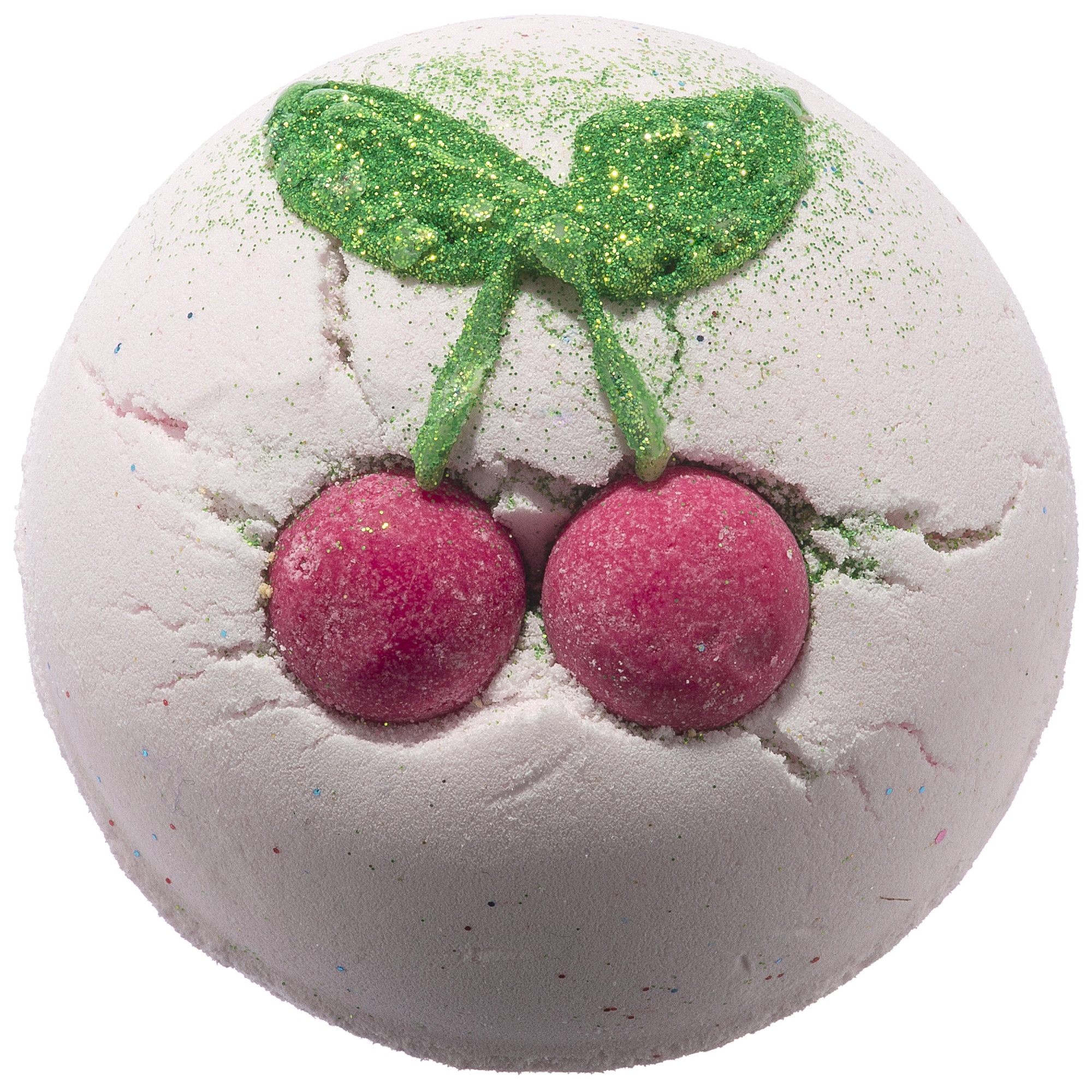 Bila efervescenta baie Cherry Bomb Cosmetics, 160 gr