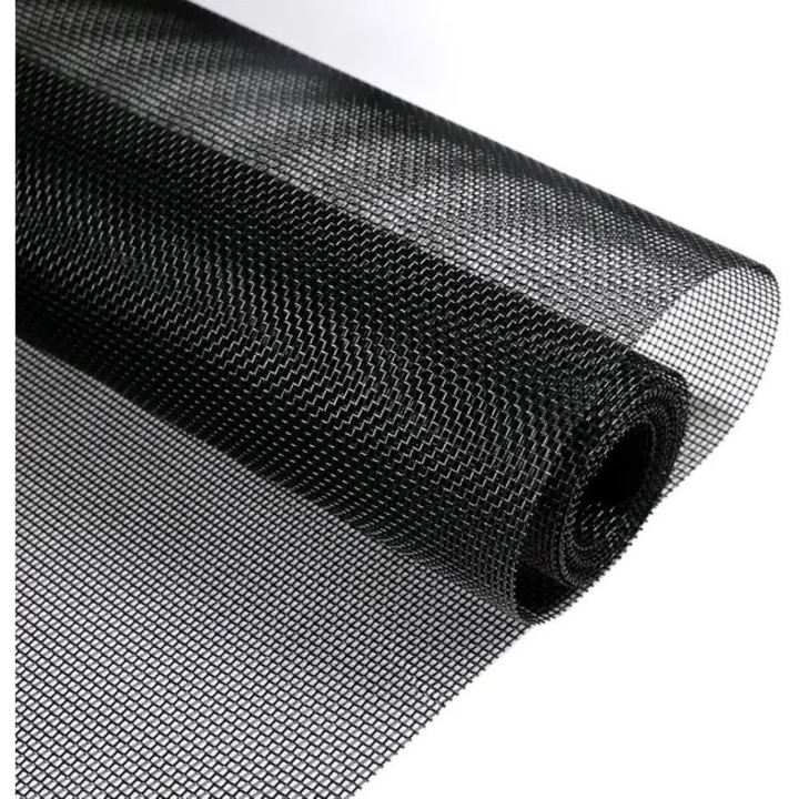 Plasa anti-insecte pentru animale 31CJ-K0274-260818-9220, fibra de sticla groasa, rezistenta la zgarieturi si muscaturi, antracit