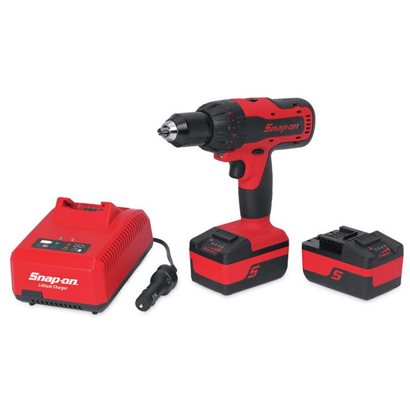 Masina de gaurit si insurubat cu impact cu acumulator 14,4 V si dim. de 199 mm marca Snap-On