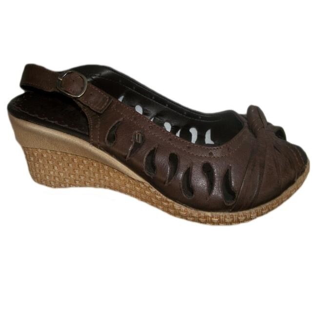 Sandale pe o talpa ortopedica, D&J Exclusive, Maro
