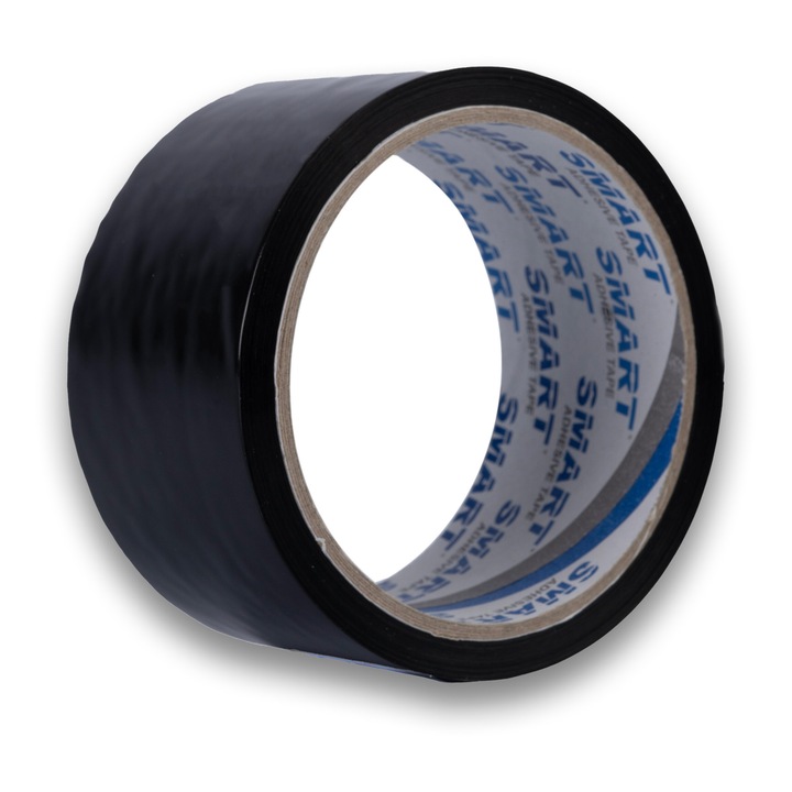Опаковъчна лента SMART TK-3001, с акрилно лепило, 48 мм x 50 yd (45.7 м), черна