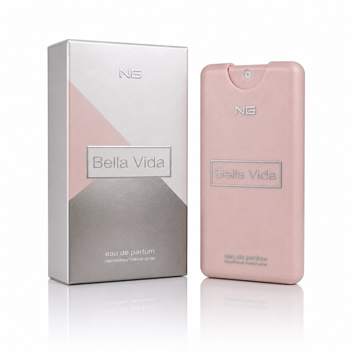 Apa de parfum pentru femei, Parfum dama Bella Vida, EDP Card Spray, NG®