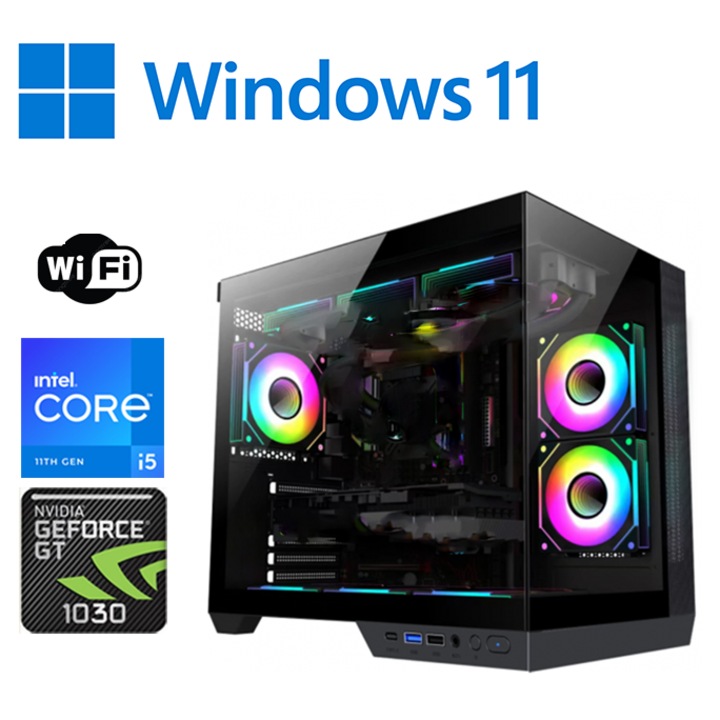 PC Gaming JUNIOR OK Intel ® I5 4570, Video NVidia® GForce GT 1030 DDR5, 16 GB RAM, SSD 480 GB, cbx