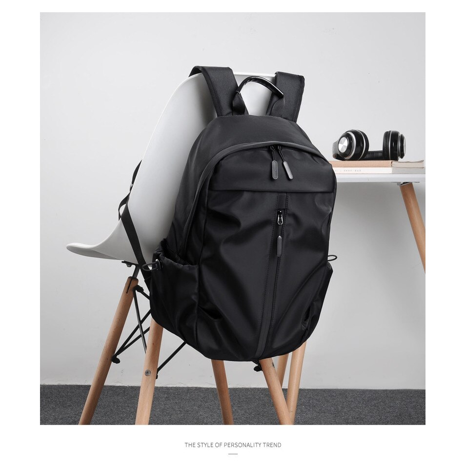 Rucsac pentru laptop de 14 inch, design antifurt, port de incarcare USB, impermeabil si rezistent la uzura, rucsac pentru calatorii de afaceri/studenti, negru