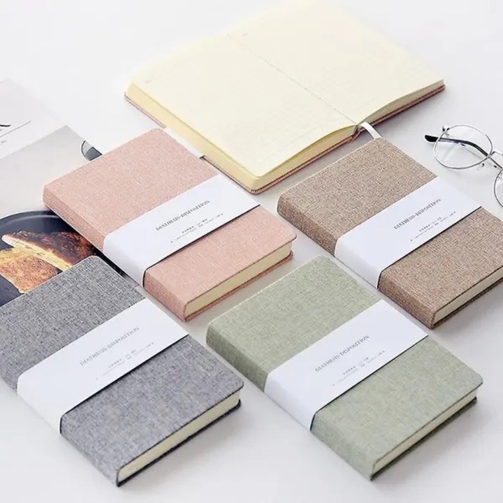 Caiet cu coperta tare din in PRE-CJk0515-26-0820-11246, 256 pagini (128 foi), hartie 80 GSM, optiuni linii/patrat/file albe, Multicolor, 18 x 13 cm (32K)