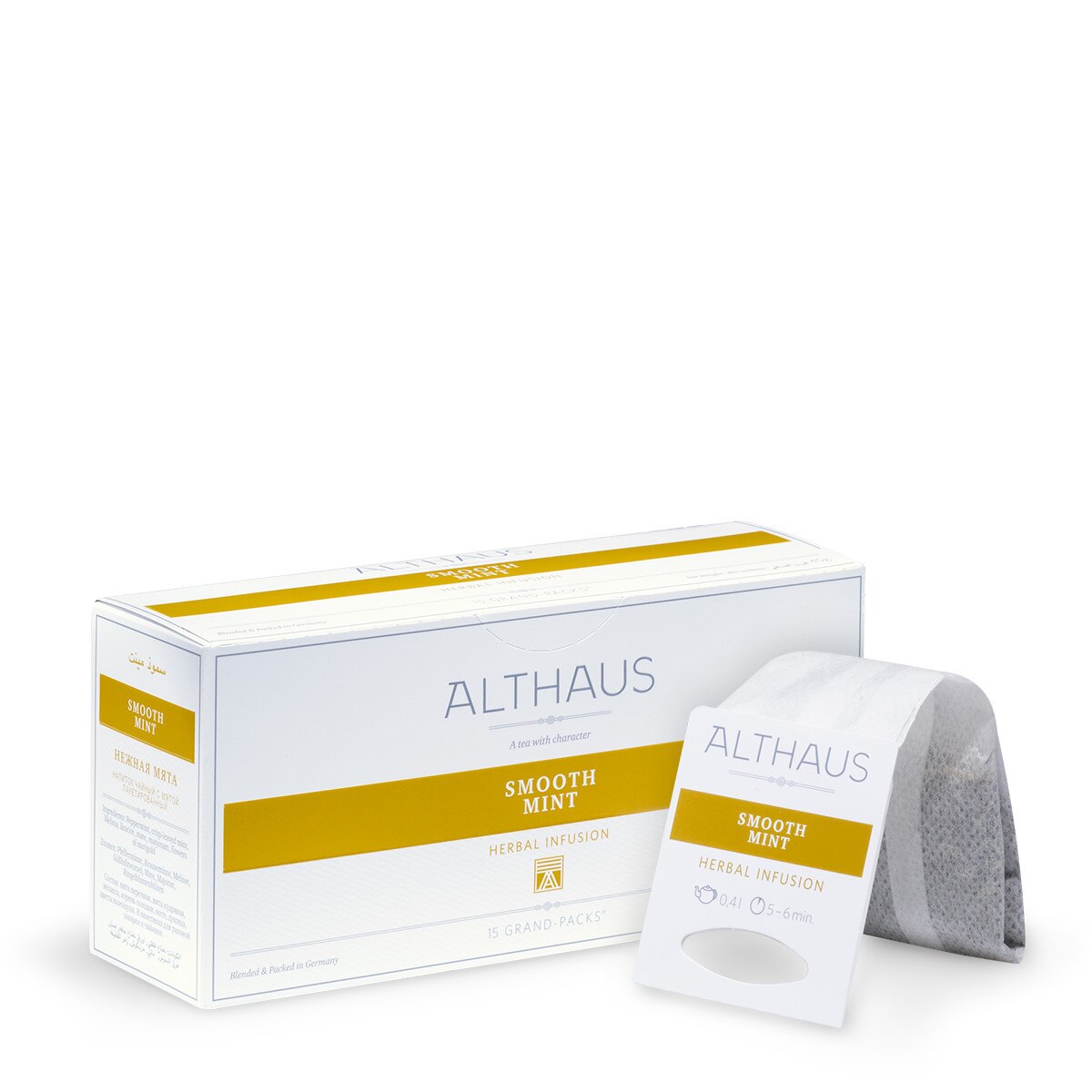 Ceai de menta Smooth Mint Grand Pack Althaus 15 x 3 g