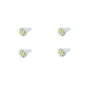 Set 4 Becuri LED W5W, Pravalia cu leduri, Soclu T10 , 12V, 8 smd Set 4 Becuri LED W5W, Pravalia cu leduri, Soclu T10 , 12V, 8 smd