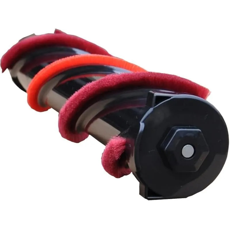 Perie principala rotativa compatibila cu Proscenic P11, role cu peri textili, rosu/negru, cod K0582-CJ-260820-1850