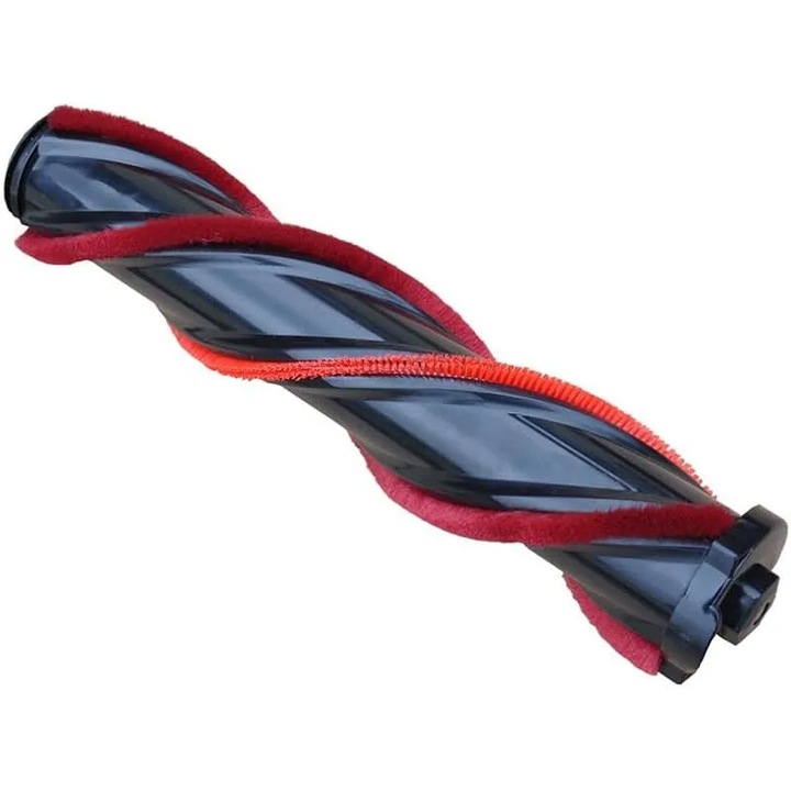 Perie principala rotativa compatibila cu Proscenic P11, role cu peri textili, rosu/negru, cod K0582-CJ-260820-1850