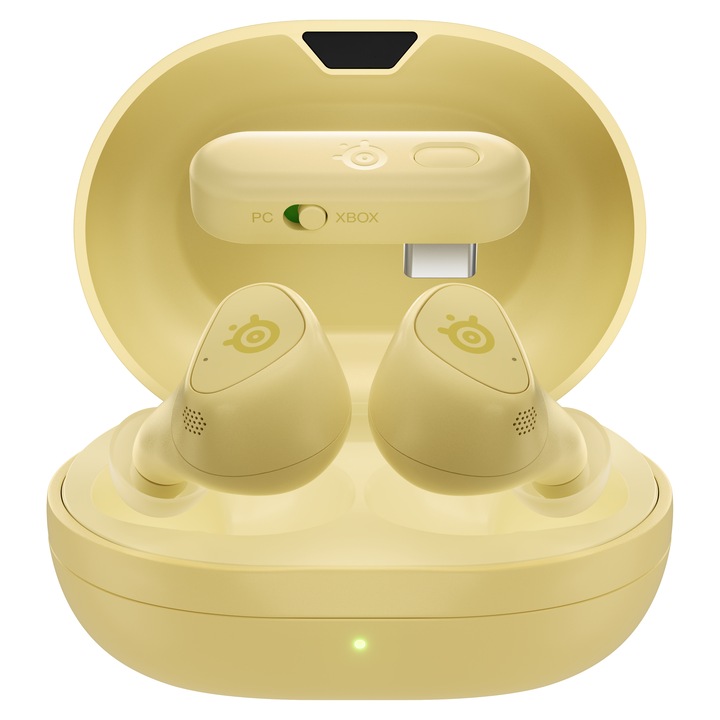 Безжични слушалки с микрофон SteelSeries Arctis GameBuds XB - Yuzu STEEL-HEAD-61712