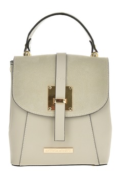 Antonia Moretti, Rucsac de piele cu barete convertibile, Bej Antonia Moretti, Rucsac de piele cu barete convertibile, Bej