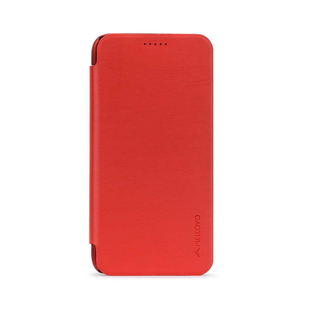 Husa Meleovo Smart Flip pentru Samsung Galaxy S7, Rosu