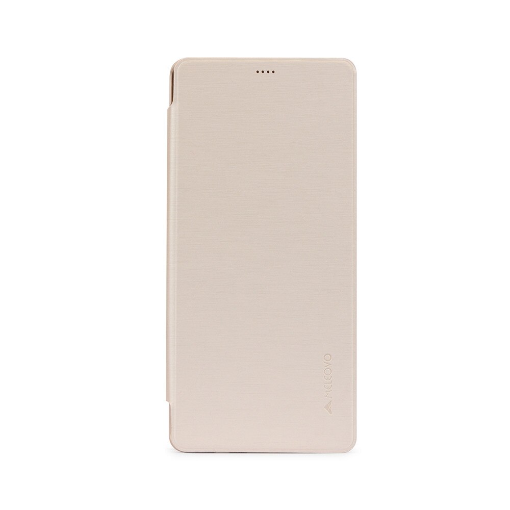 Husa Meleovo Smart Flip pentru Samsung Galaxy Note 8, Auriu