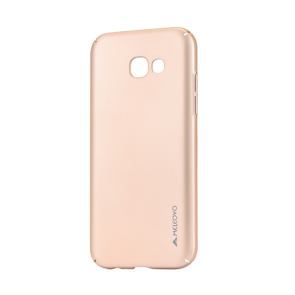 Carcasa Meleovo Metallic Slim 360 pentru Samsung Galaxy A5 2017, Auriu