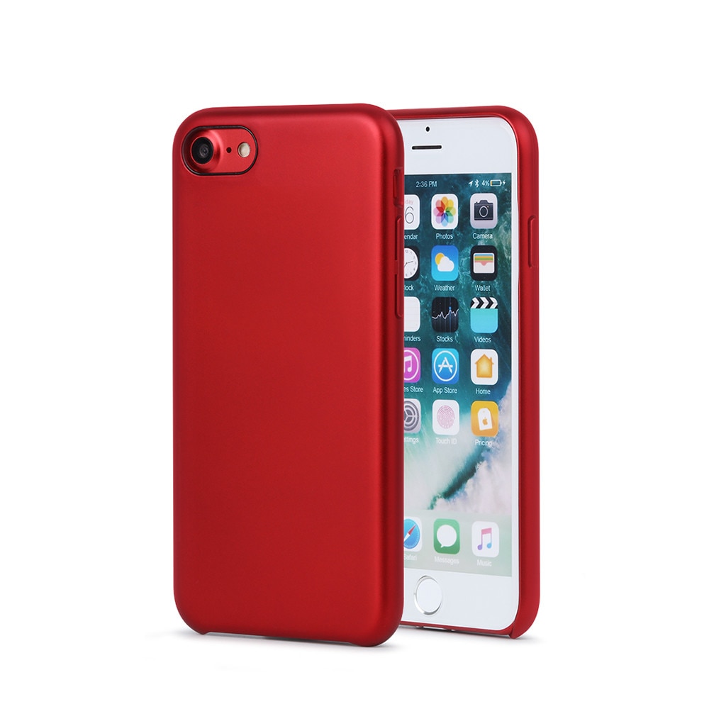 Carcasa Meleovo Pure Gear II pentru iPhone 8, Rosu