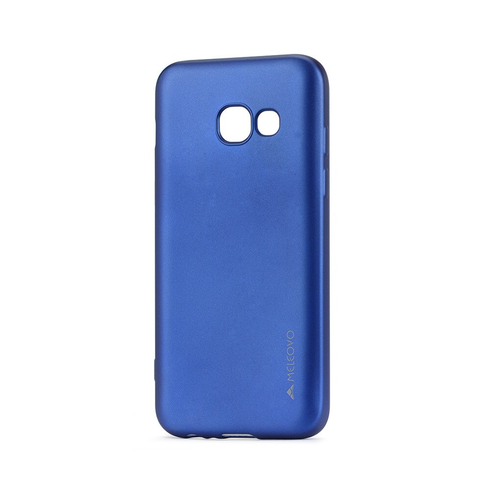 Husa Meleovo Silicon Soft Slim pentru Samsung Galaxy A5 2017, Albastru
