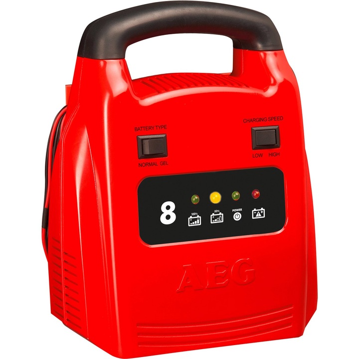 Redresor automat AEG AG 1208, 12V ,8A, Protectie